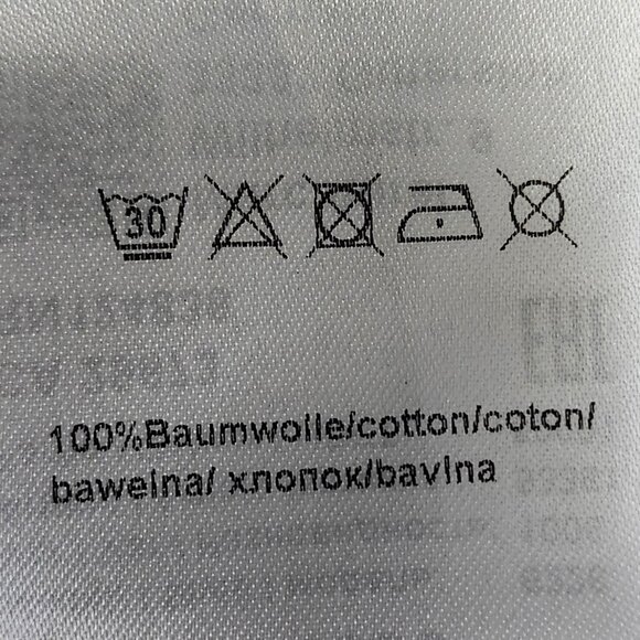 Marc Aurel Women's White/Grey/Black Striped Button Up Shirt Size 36 - Picture 6 of 8